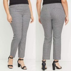 Lane Bryant Allie Pants Size 20 20R Gingham NWOT
